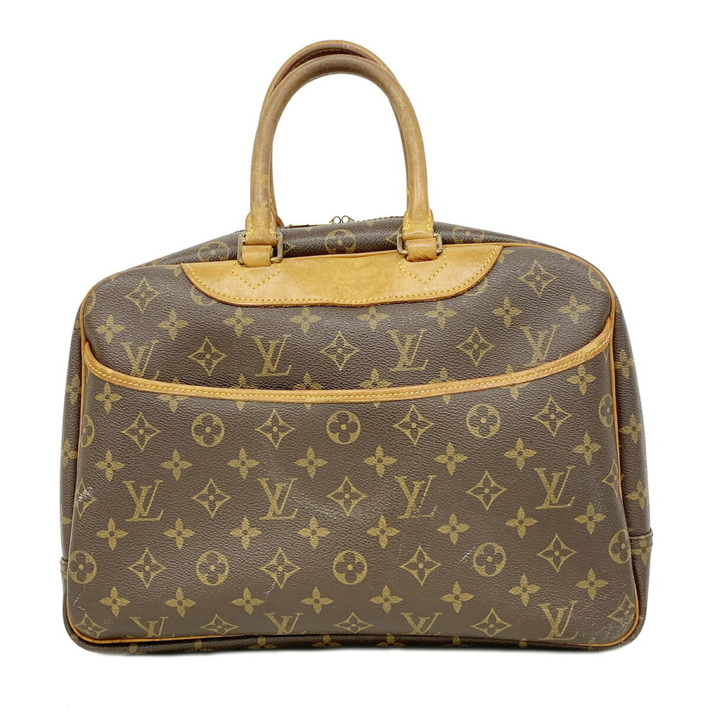 LOUIS VUITTON Authentic Brown Monogram Deauville Bag